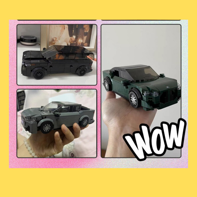 Personalized Custom Brick Model | MiniBricks DreamCar