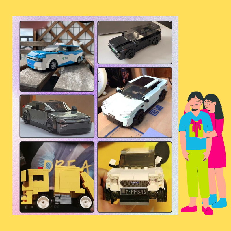 Personalized Custom Brick Model | MiniBricks DreamCar
