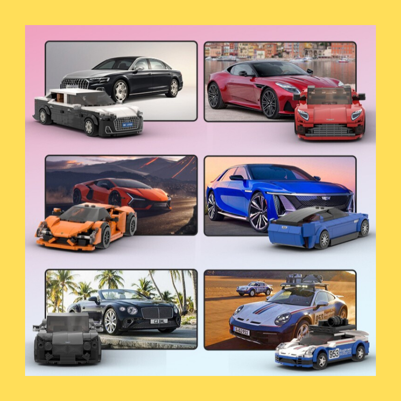 Personalized Custom Brick Model | MiniBricks DreamCar