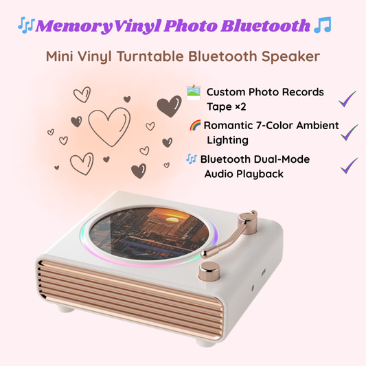 MemoryVinyl Photo Bluetooth