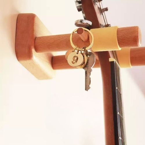 Vintage Brass Keychain Numbers