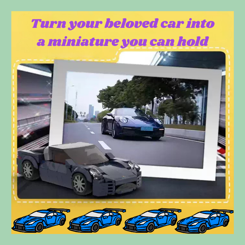 Personalized Custom Brick Model | MiniBricks DreamCar