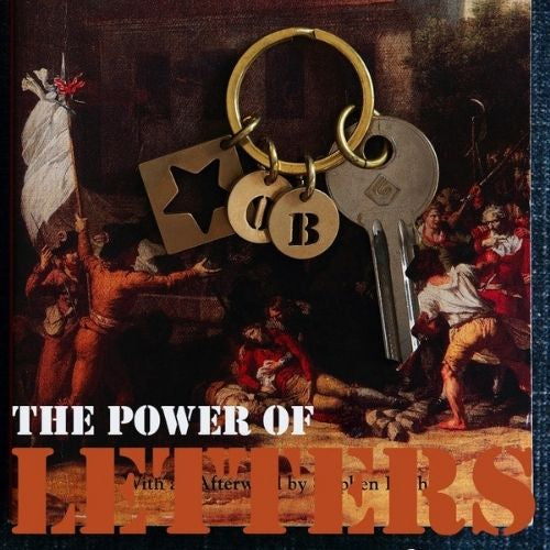 Vintage Brass Keychain Alphabet