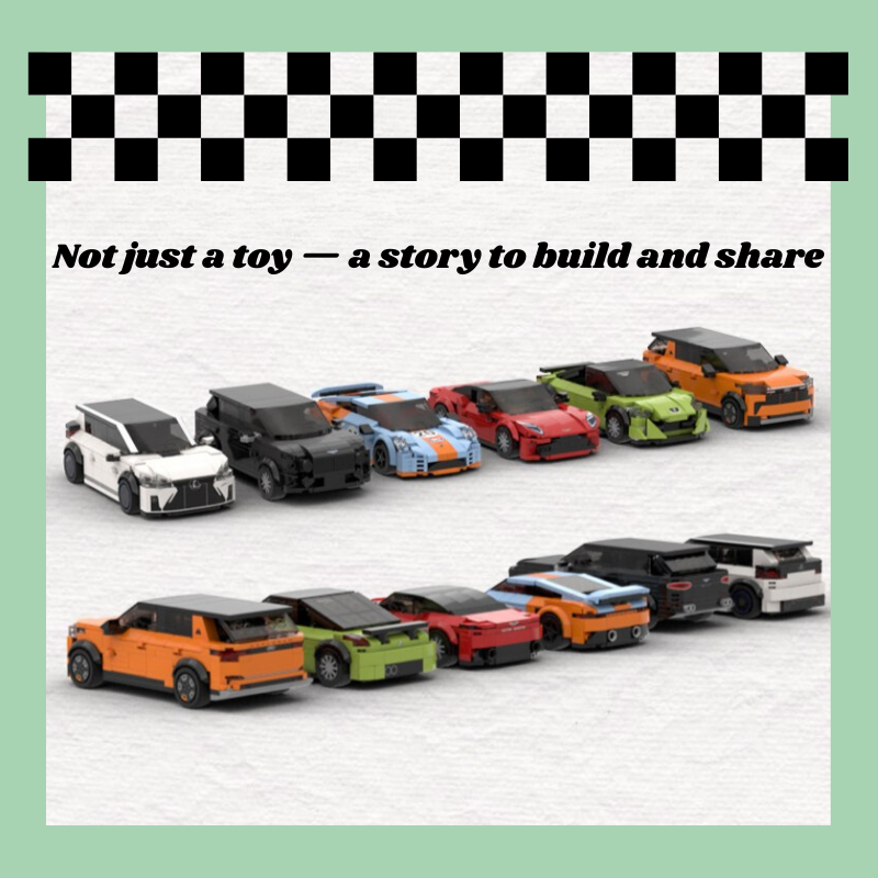 Personalized Custom Brick Model | MiniBricks DreamCar