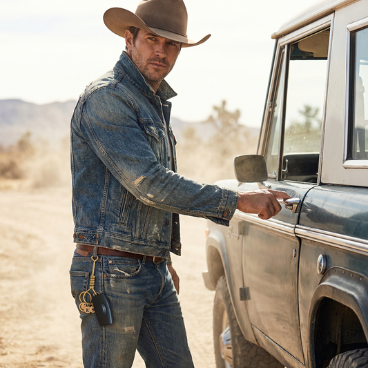 Vintage Brass Keychain Holders