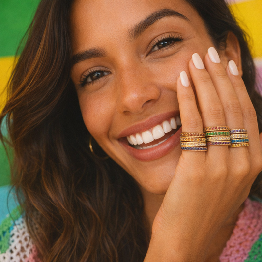 Starlight Birthstone Rings