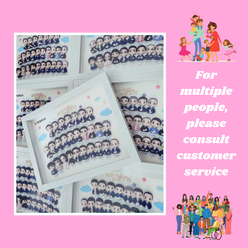 Product packaging with cartoon characters on a pink background, accompanied by text and additional illustrations.