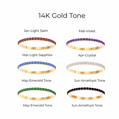 Starlight Birthstone Rings