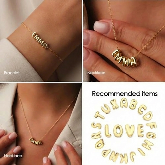 Mix & Match Vintage Bubble Letters