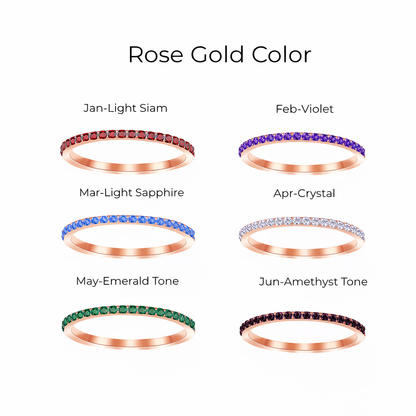 Starlight Birthstone Rings