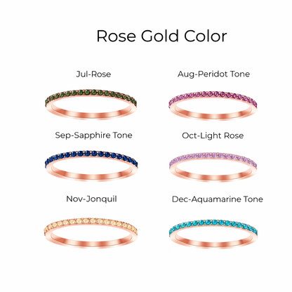 Starlight Birthstone Rings