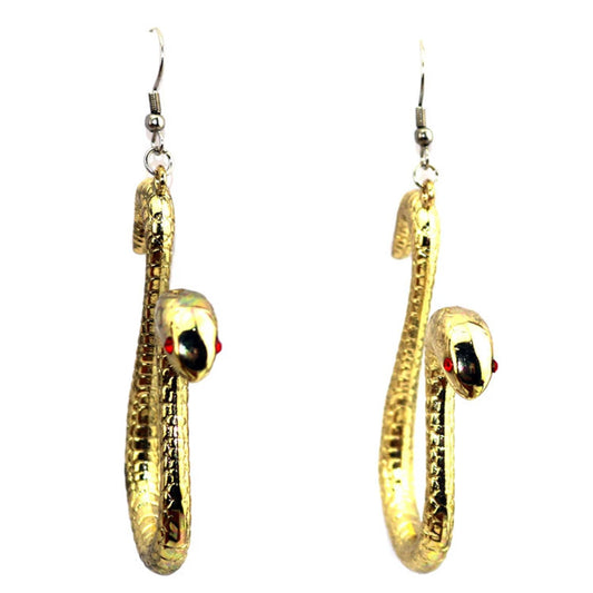 Pirate Empress Snake Earrings