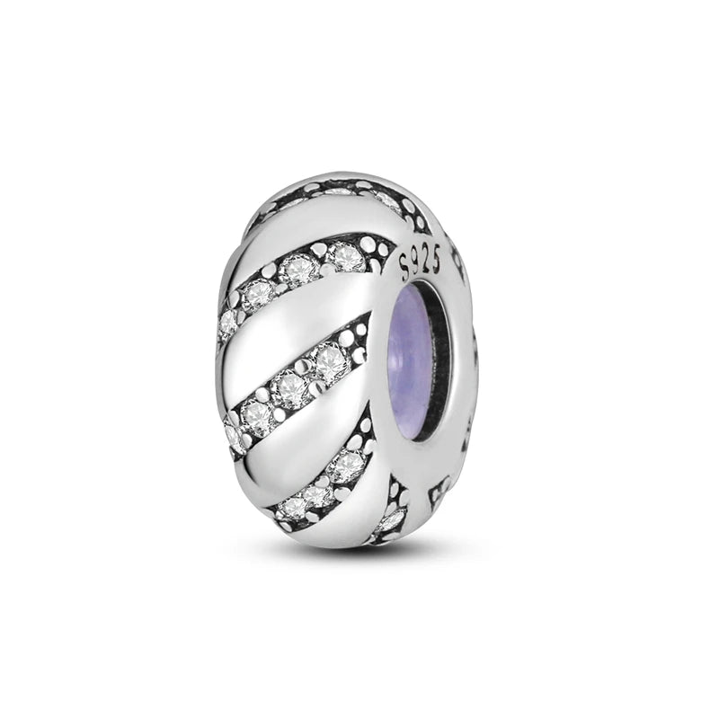 Sparkle Lock Silicone Stopper Beads – Style & Security for Your Charm Bracelet