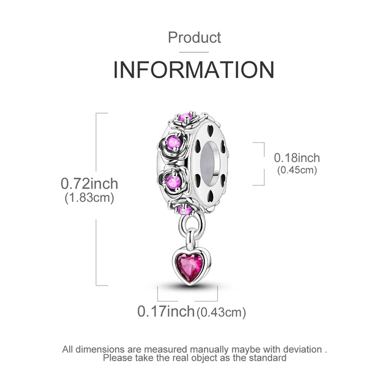 Sparkle Lock Silicone Stopper Beads – Style & Security for Your Charm Bracelet
