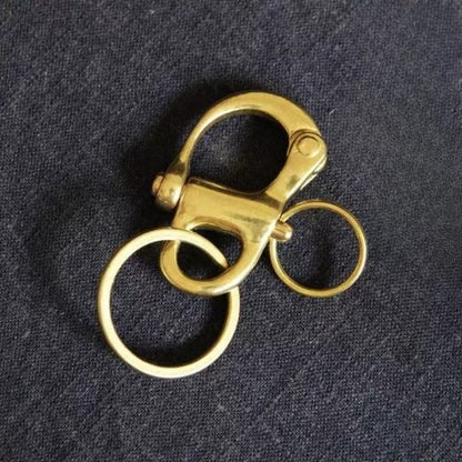 Vintage Brass Keychain Holders
