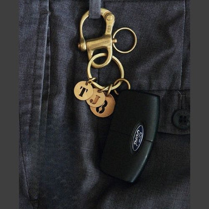Vintage Brass Keychain Holders