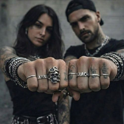 Silvora Name Rings