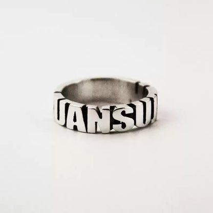 Silvora Name Rings